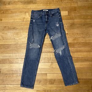 Willow & Root Jeans Women’s Size 27 High Rise Ankle Distressed Regular Wash